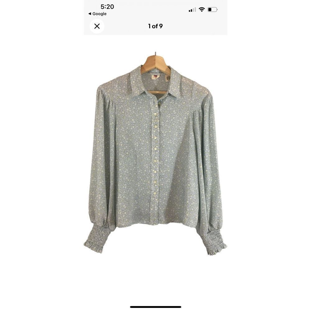 Levi’s Nora Floral Button Up Cottagecore Blouse Medium